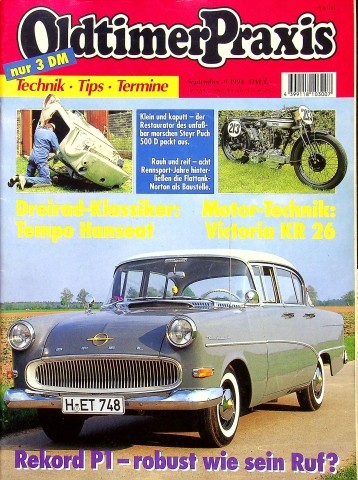 Deckblatt Oldtimer Praxis (09/1994)